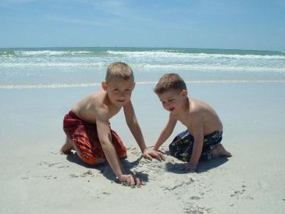 Boys at the beach (Siesta Key)